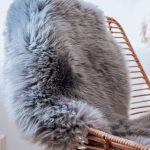 Schapenvacht Australisch grijs close