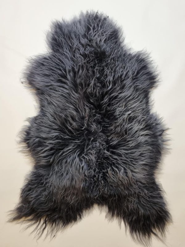 Schapenvacht Uniek Nr.187 Antraciet M / 100cm