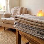 Wollen Plaid - STRIPE (Grijs-Wit) - Afbeelding 3