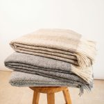 Wollen Plaid - STRIPE (Grijs-Wit) - Afbeelding 5