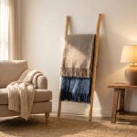 Wollen Plaid - UNI (Blauw) - Afbeelding 4