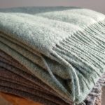 Wollen Plaid - UNI (Lichtgroen) - Afbeelding 3